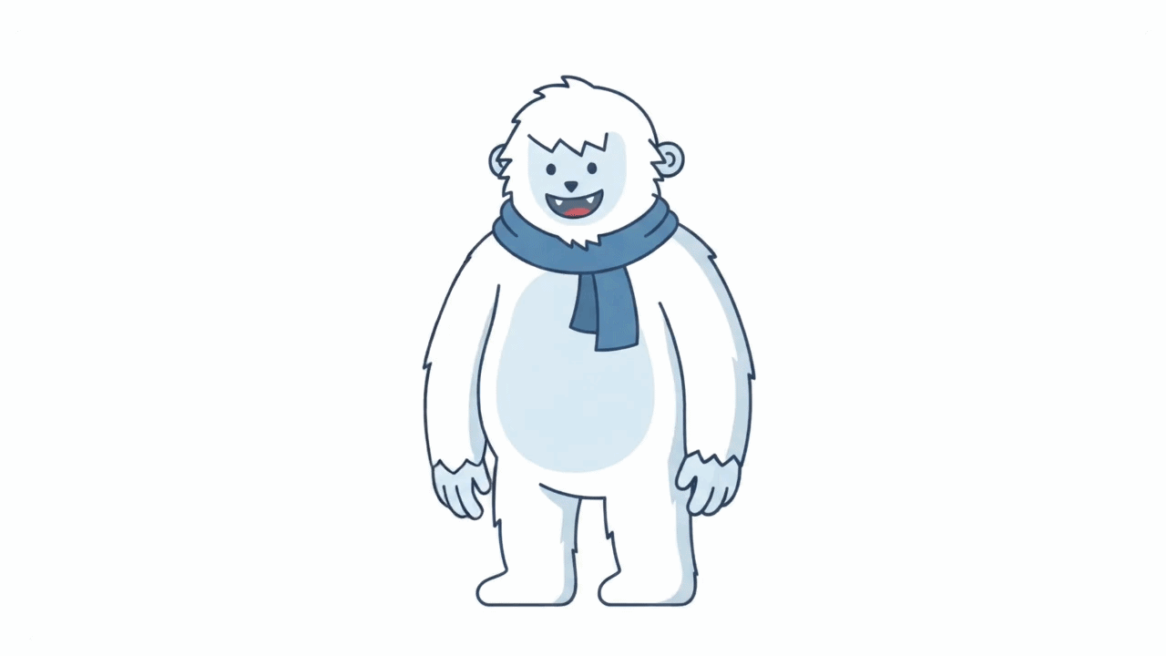 Frostie, o mascote do BrainFrost